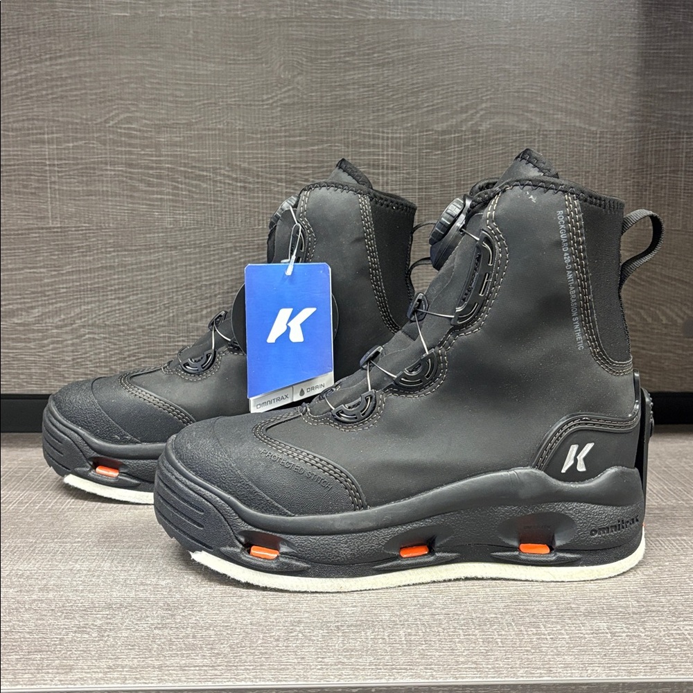 Men's Korkers Devil's Canyon Wading Boots w/All Terrain & Felt Soles (Size 8)
